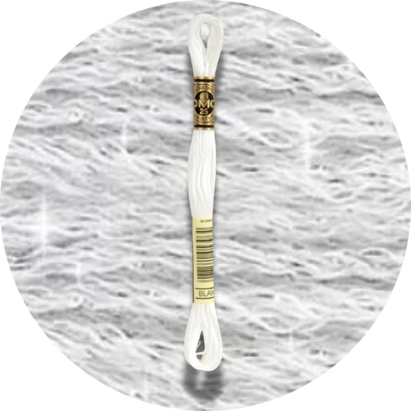 DMC Mouliné Spécial 25 Broderigarn, Ensfarvet, Neutrale nuancer